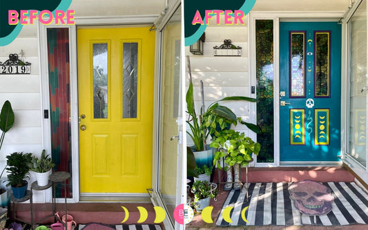 My Witchy Front Door Makeover: Skulls, Snakes & Standing Out in Suburbia