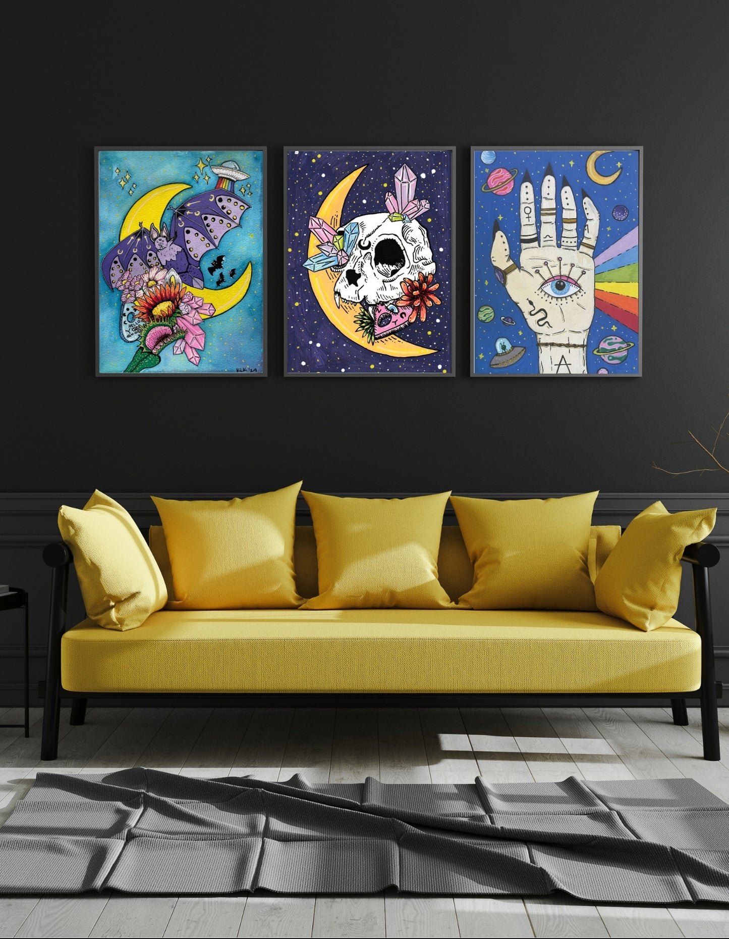 Cosmic Vision | Mind's Eye Palm Esoteric Witchy Art Print