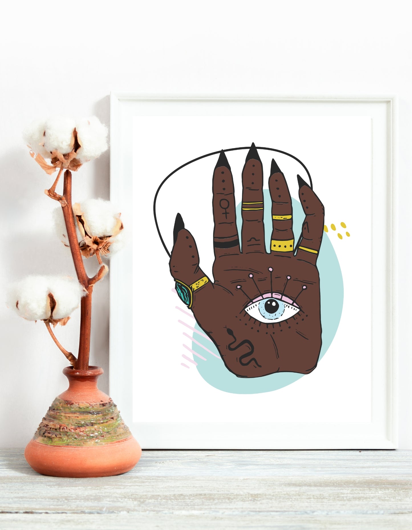 Minds Eye Esoteric Palm Poster Print