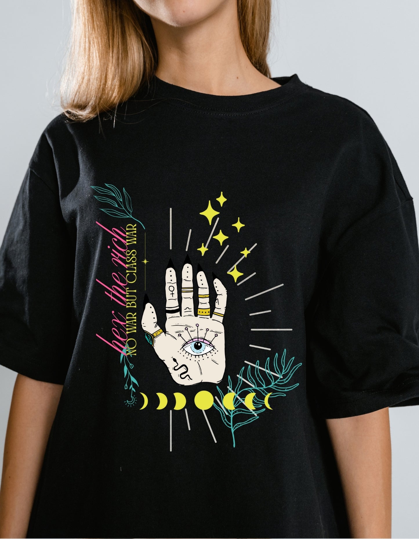 Hex the Rich | No War but Class War Unisex classic tee