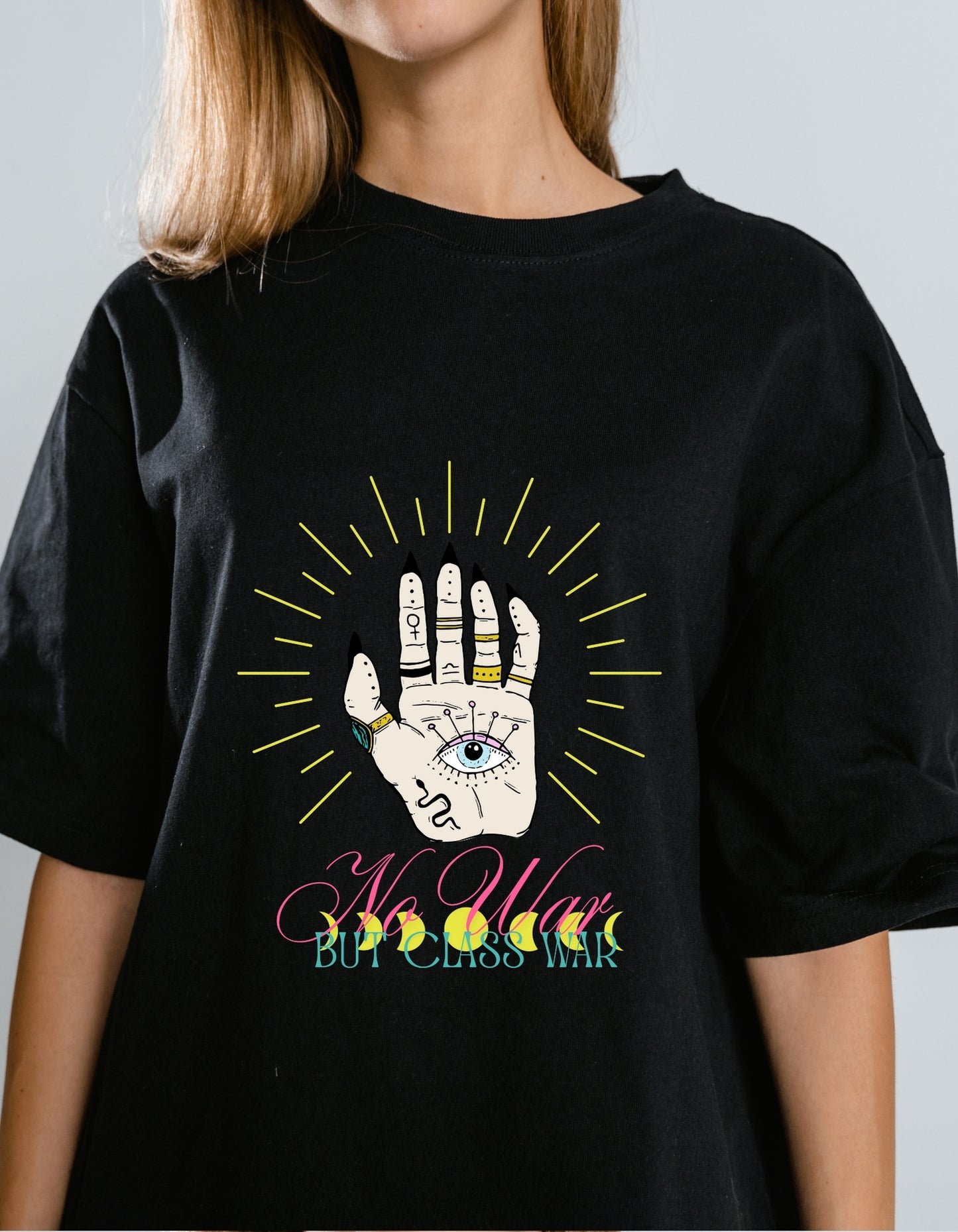 Hex the Rich | No War but Class War Unisex classic tee