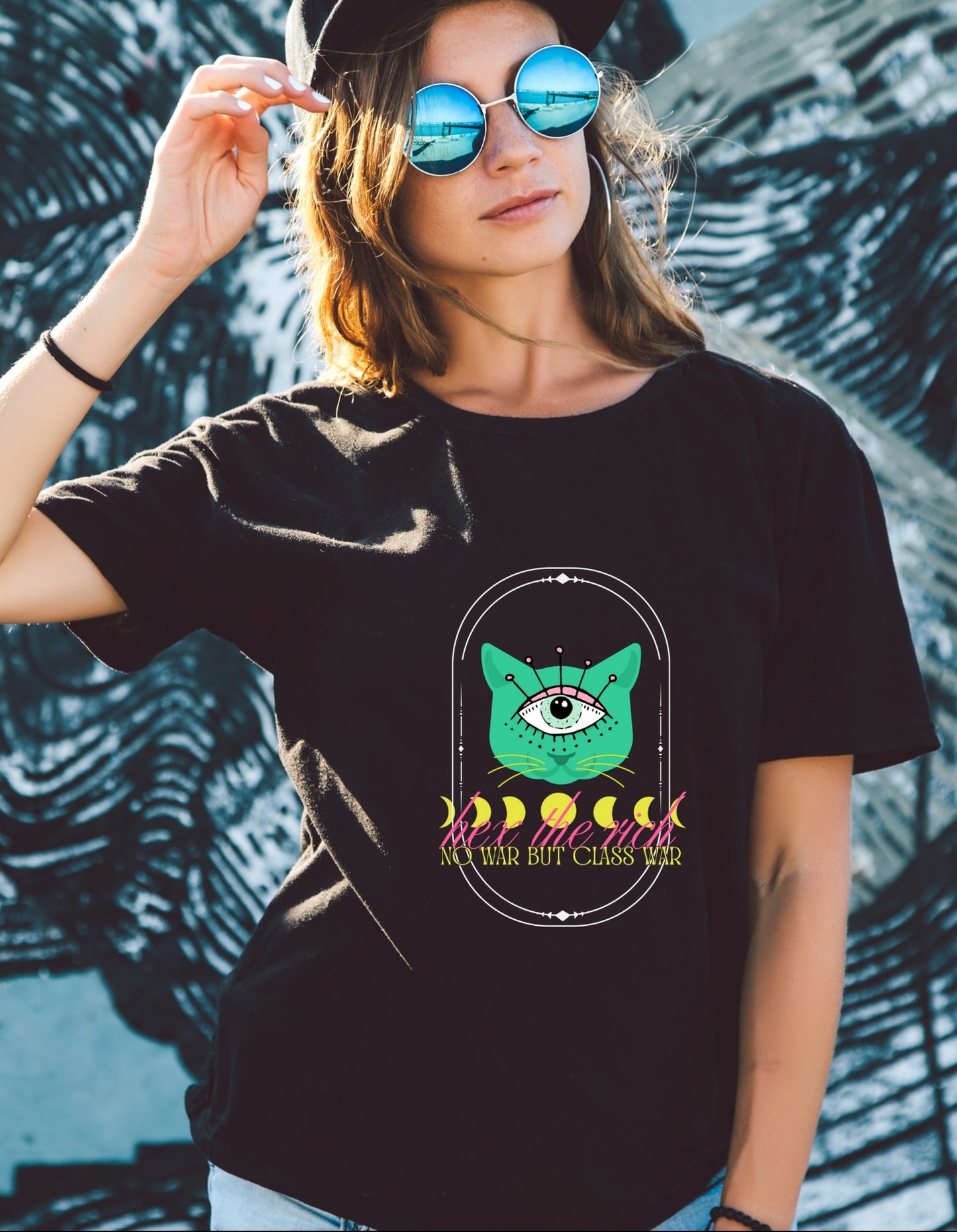 Hex the Rich | No War but Class War Unisex classic tee