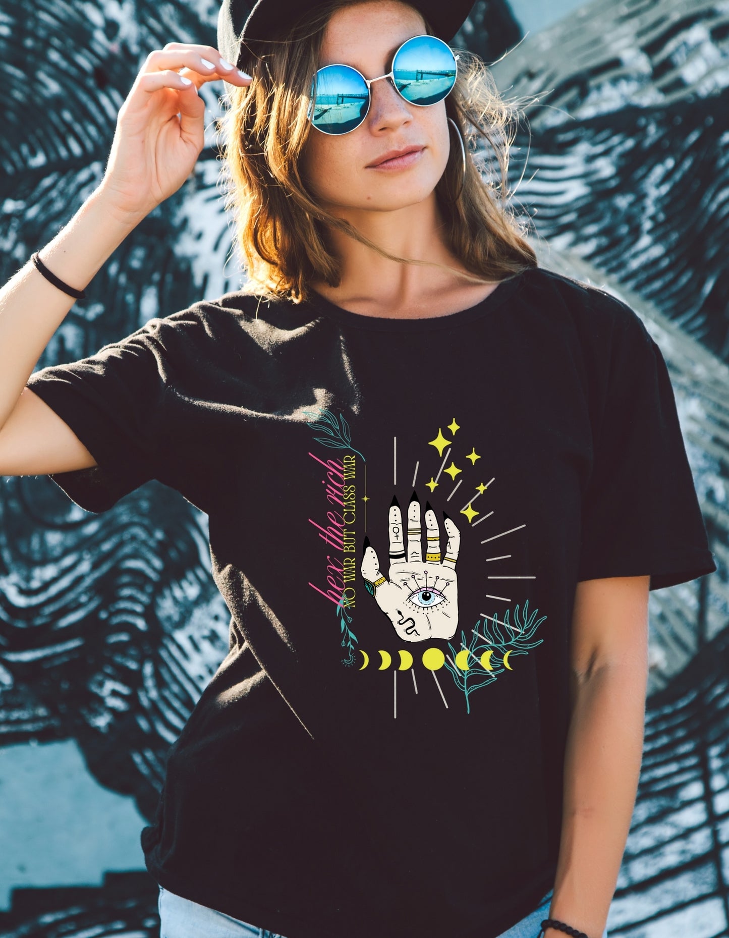 Hex the Rich | No War but Class War Unisex classic tee