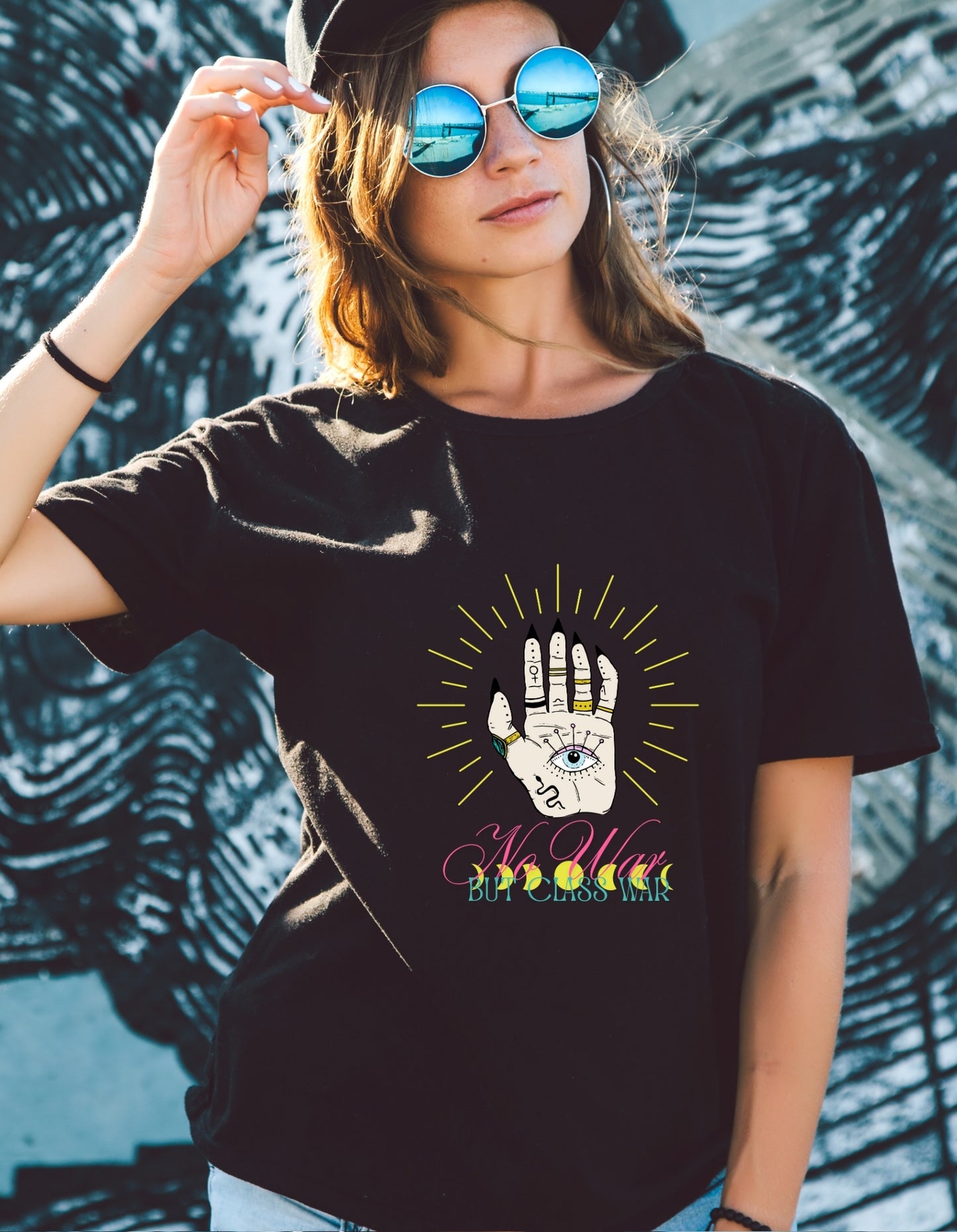 Hex the Rich | No War but Class War Unisex classic tee