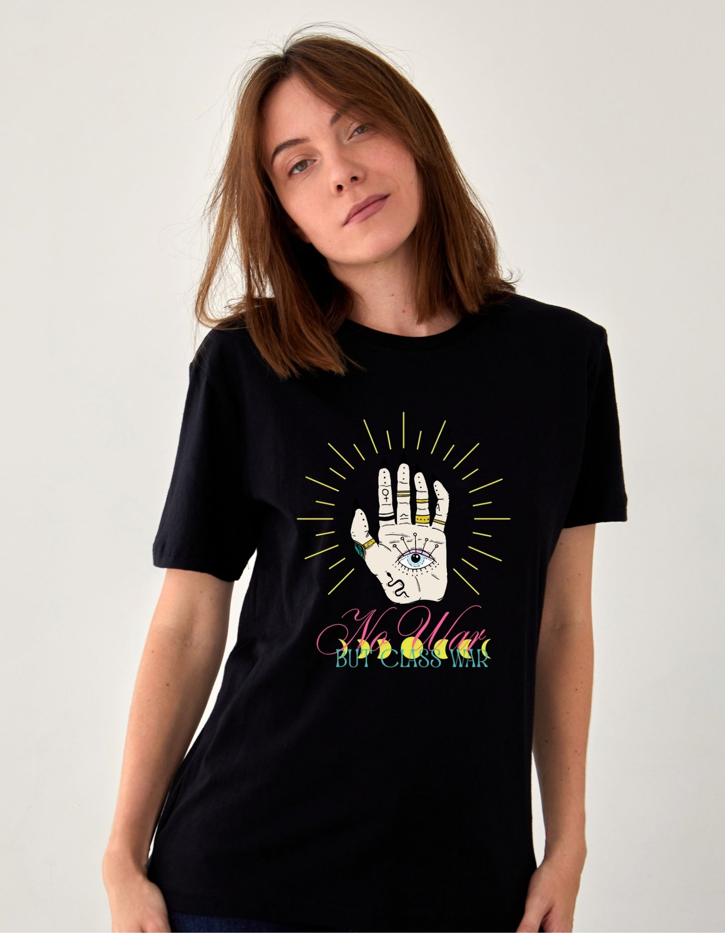 Hex the Rich | No War but Class War Unisex classic tee