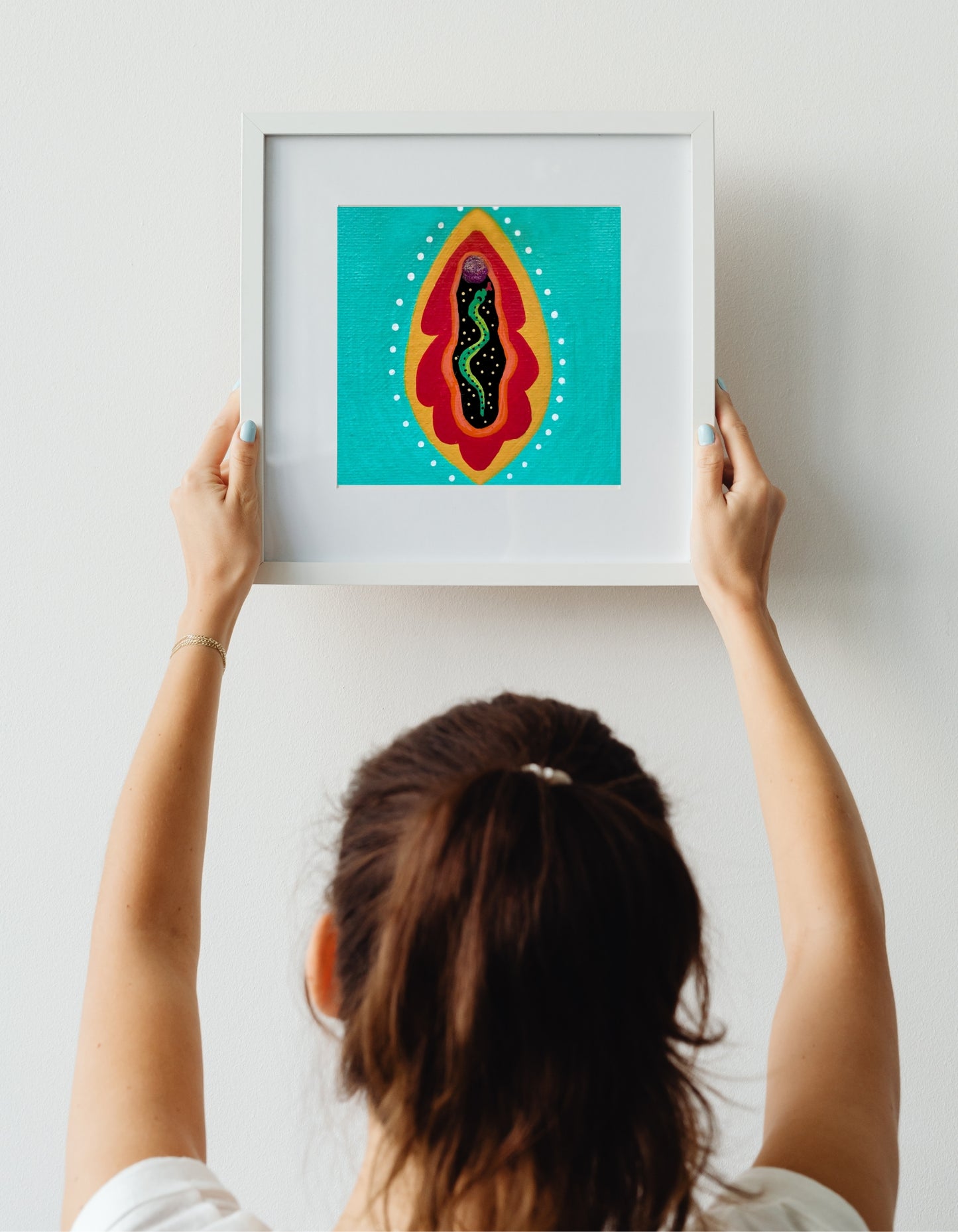 Cosmic Vulva - Snake Art Print