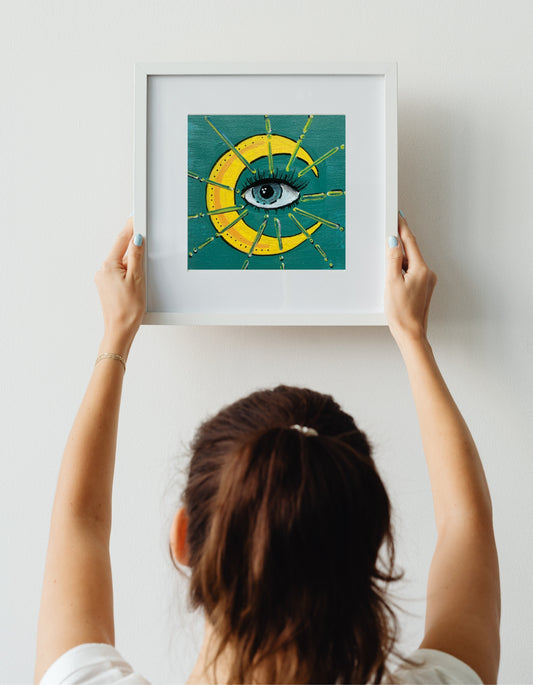 Mystical Lunar Eye Poster