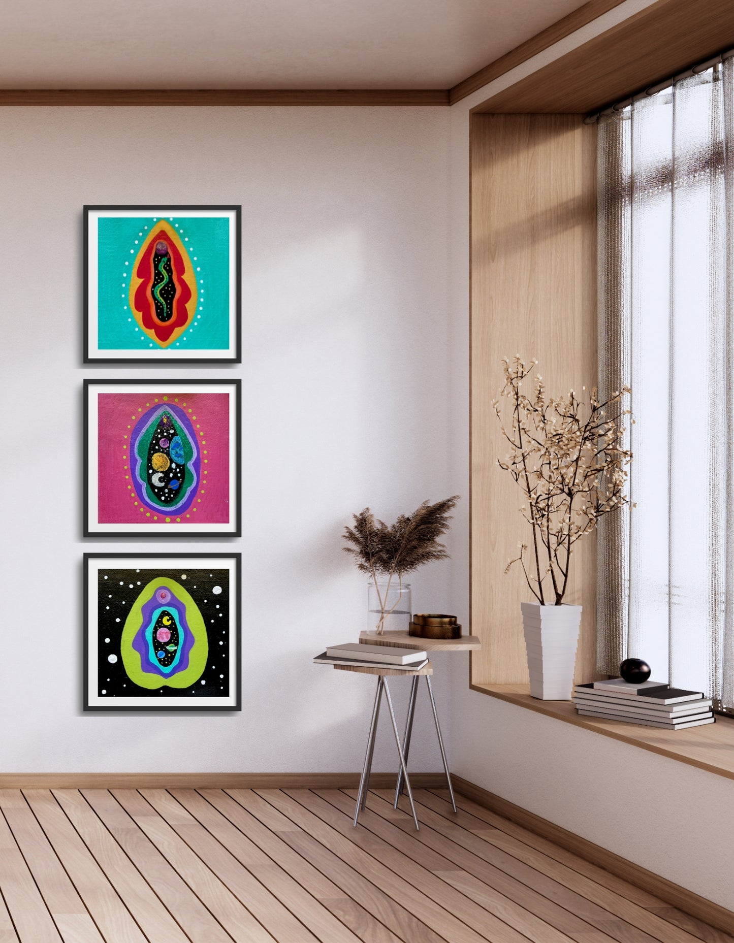 Cosmic Vulva Print