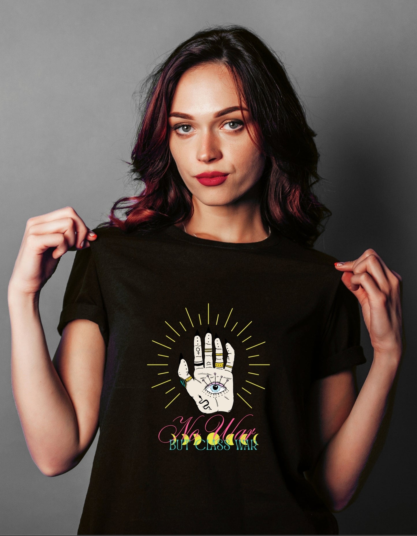 Hex the Rich | No War but Class War Unisex classic tee