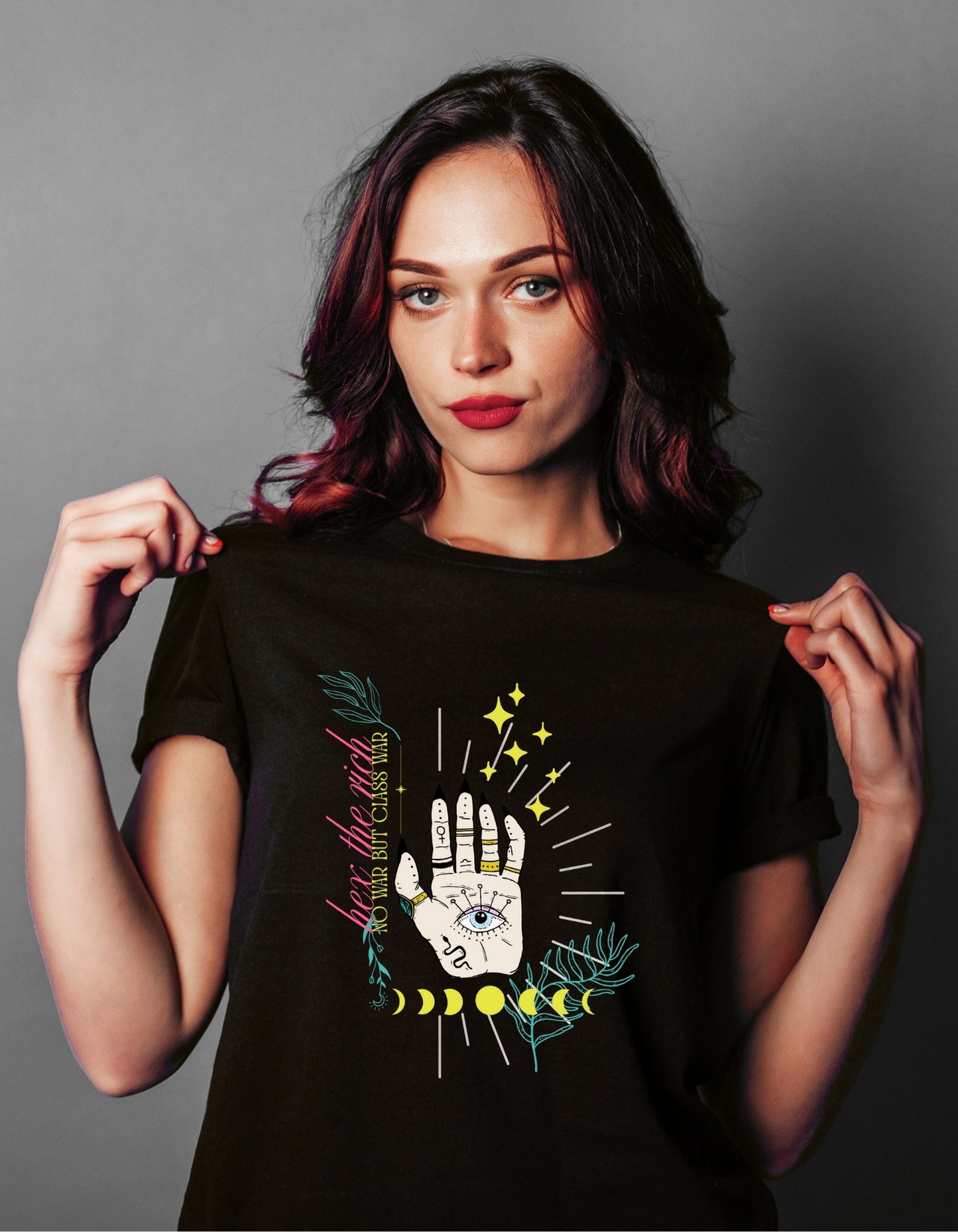 Hex the Rich | No War but Class War Unisex classic tee