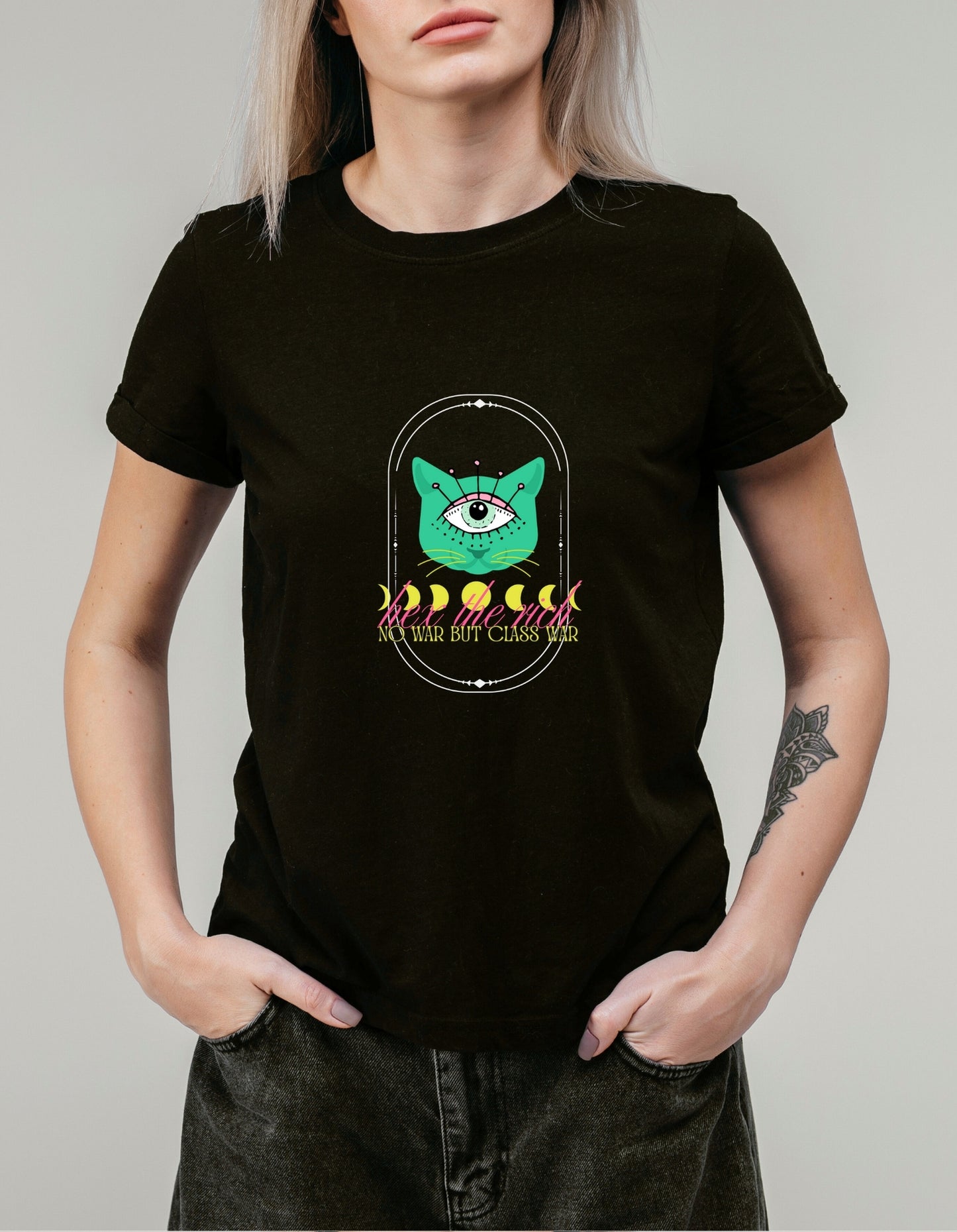 Hex the Rich | No War but Class War Unisex classic tee