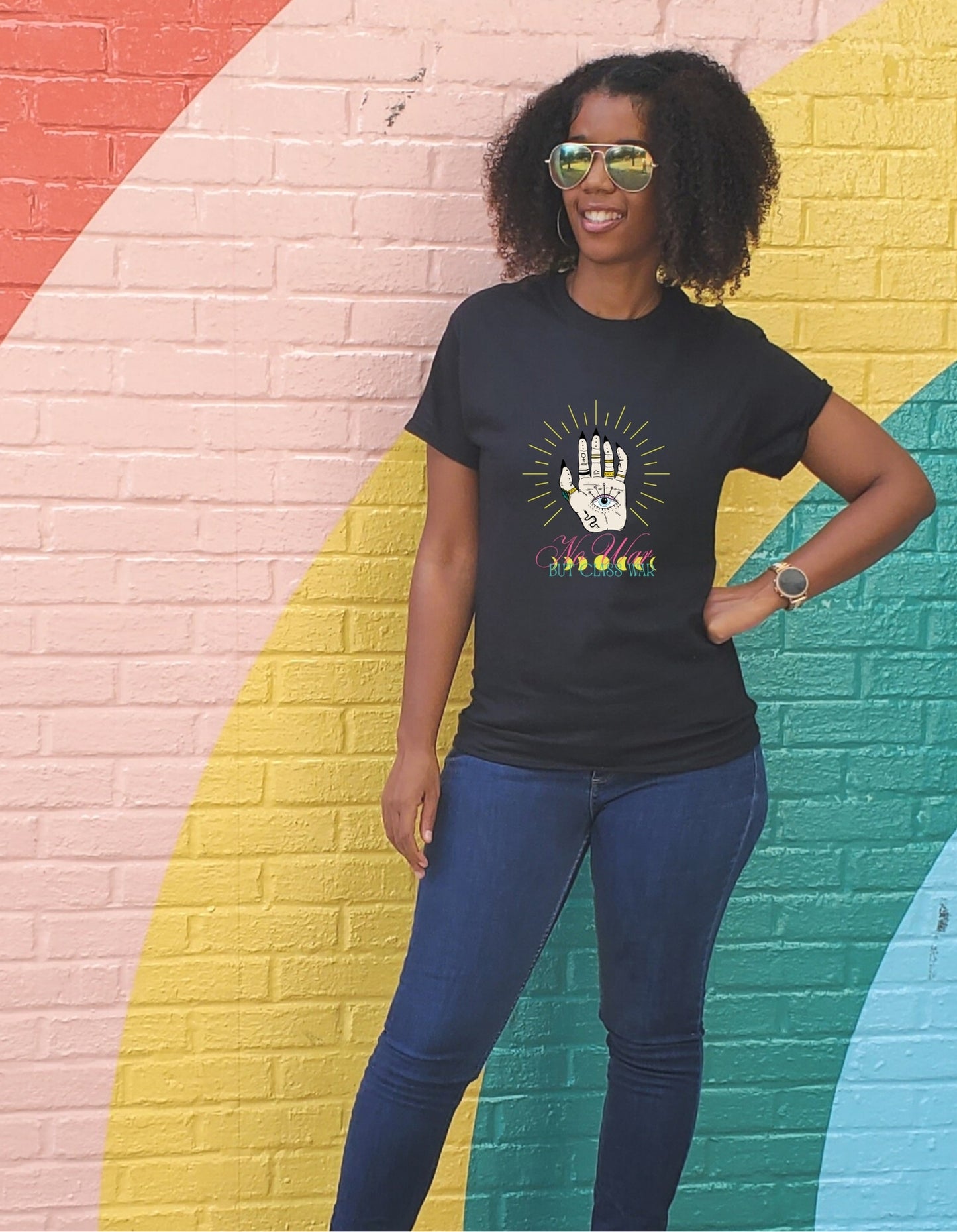 Hex the Rich | No War but Class War Unisex classic tee