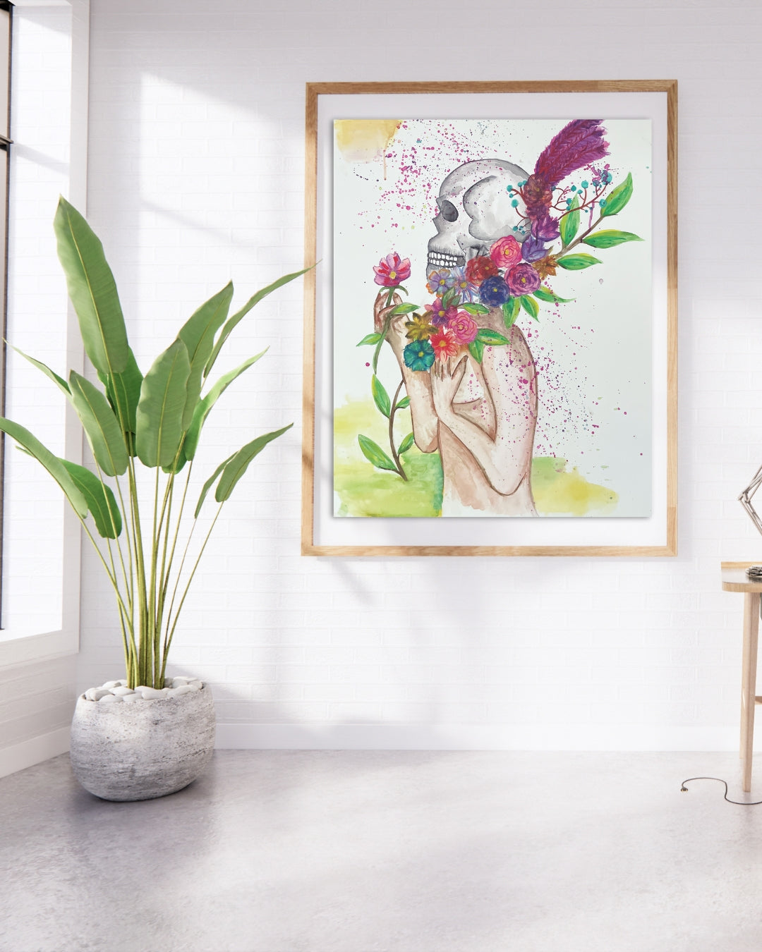 From Death Blooms Life Watercolor Painting Print