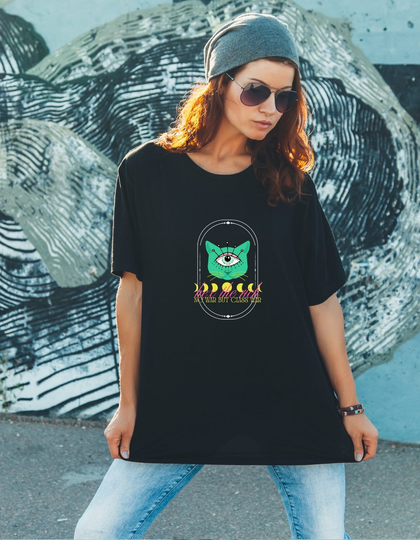 Hex the Rich | No War but Class War Unisex classic tee