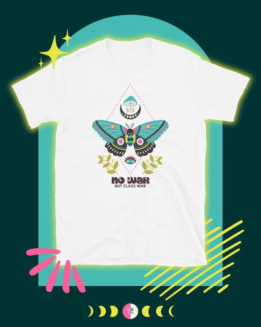 No War But Class War Moth T-Shirt