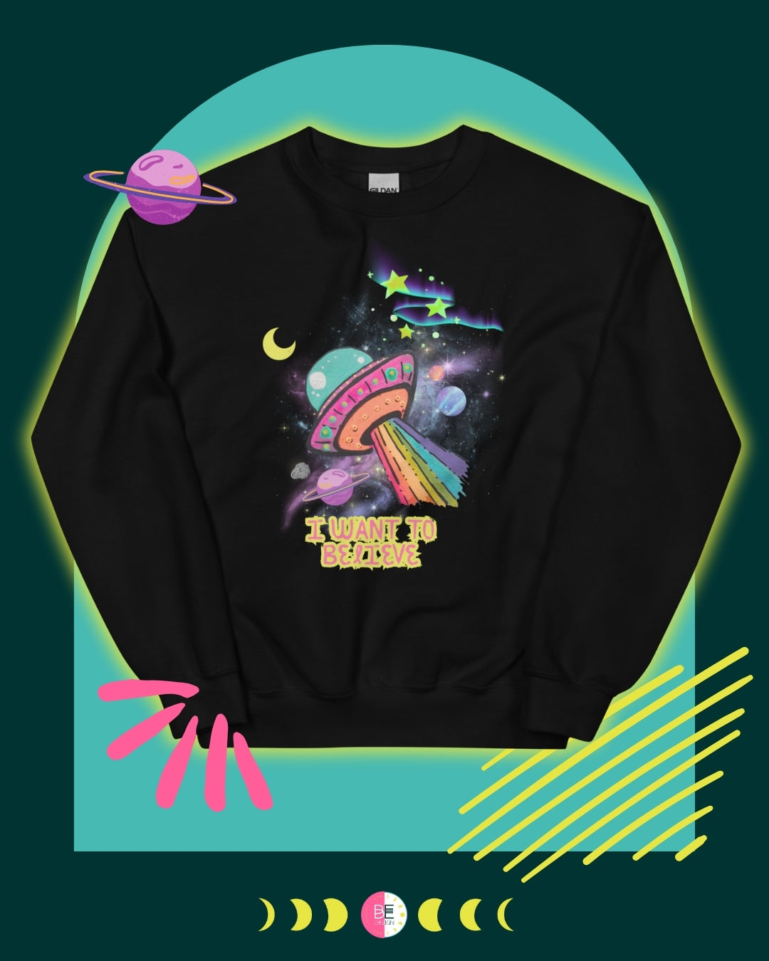 I Want To Believe UFO Unisex Sweatshirt