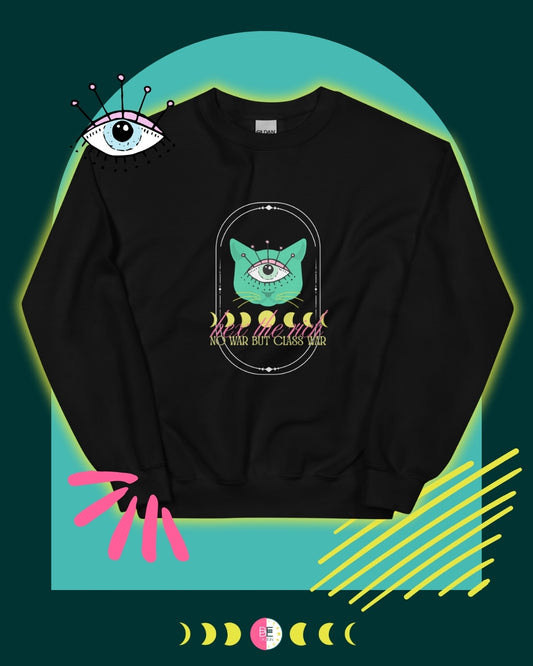 Hex the Rich Kitty Unisex Sweatshirt