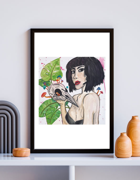 The Crow's Mycelium Poster