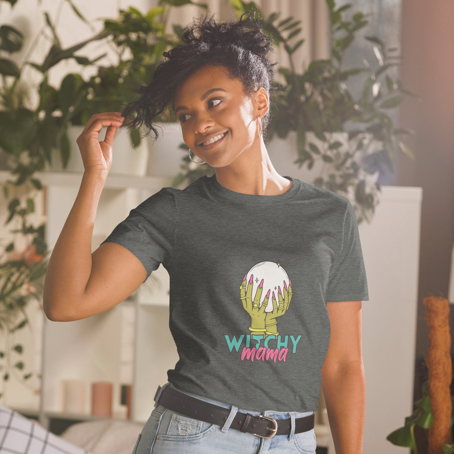 Witchy Mama Crystal Ball T-Shirt | Witchy Tee | Boho Tee | Witchcore | Witchy Mama Shirt | Witchy Mama Merch