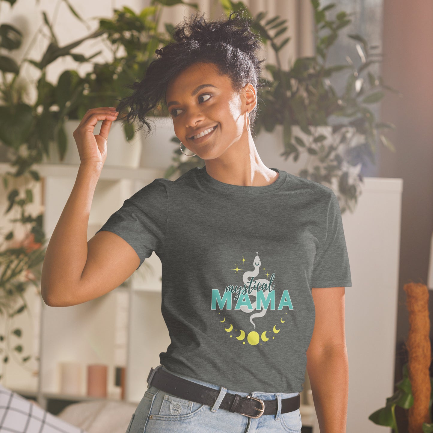 Mystical Mama Snake T-Shirt | Witchy Boho Shirt, Magical Mama Shirt, Witchy Mama Shirt | Alt Mama Shirt, Alt Mom Shirt | Crescent Moon Shirt