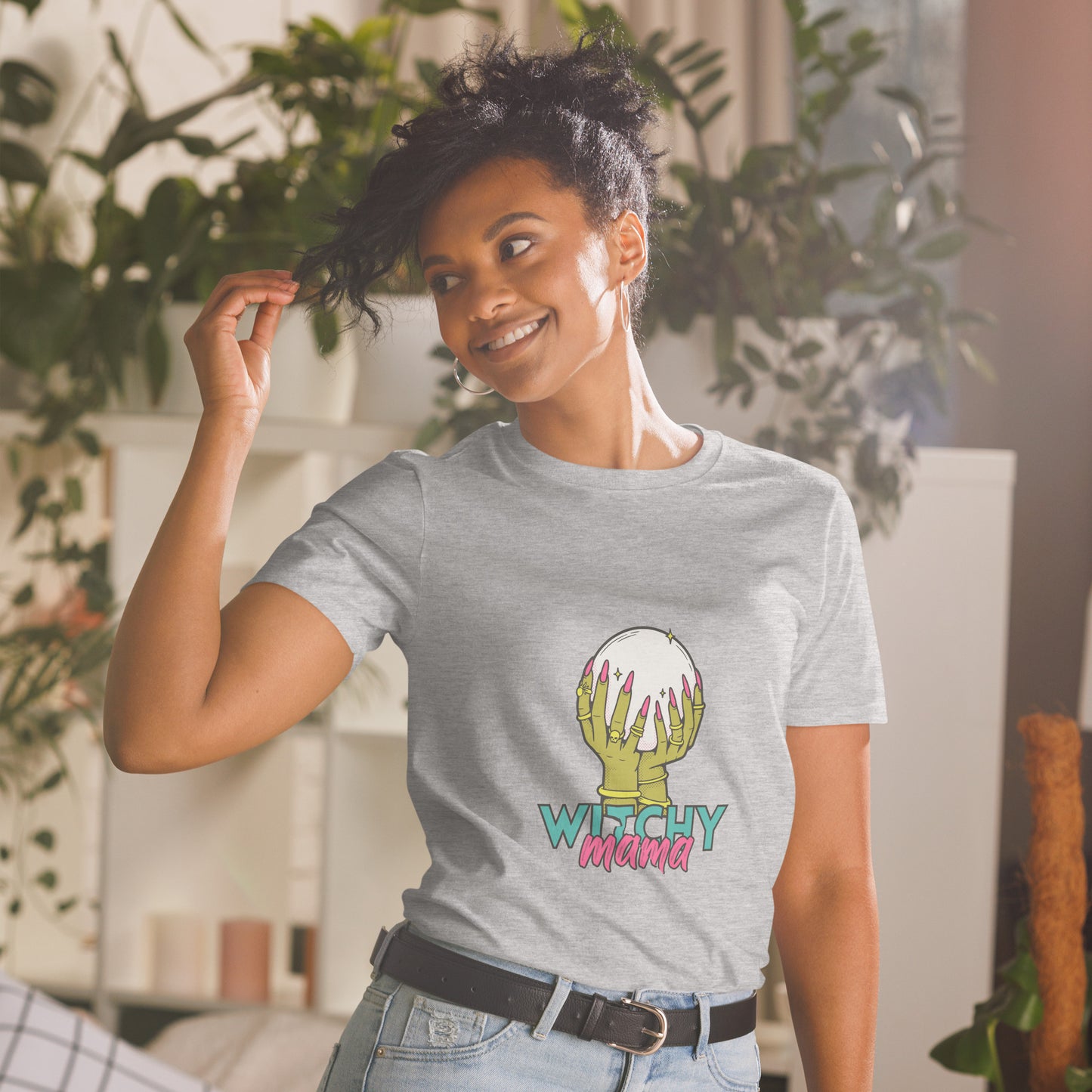 Witchy Mama Crystal Ball T-Shirt | Witchy Tee | Boho Tee | Witchcore | Witchy Mama Shirt | Witchy Mama Merch