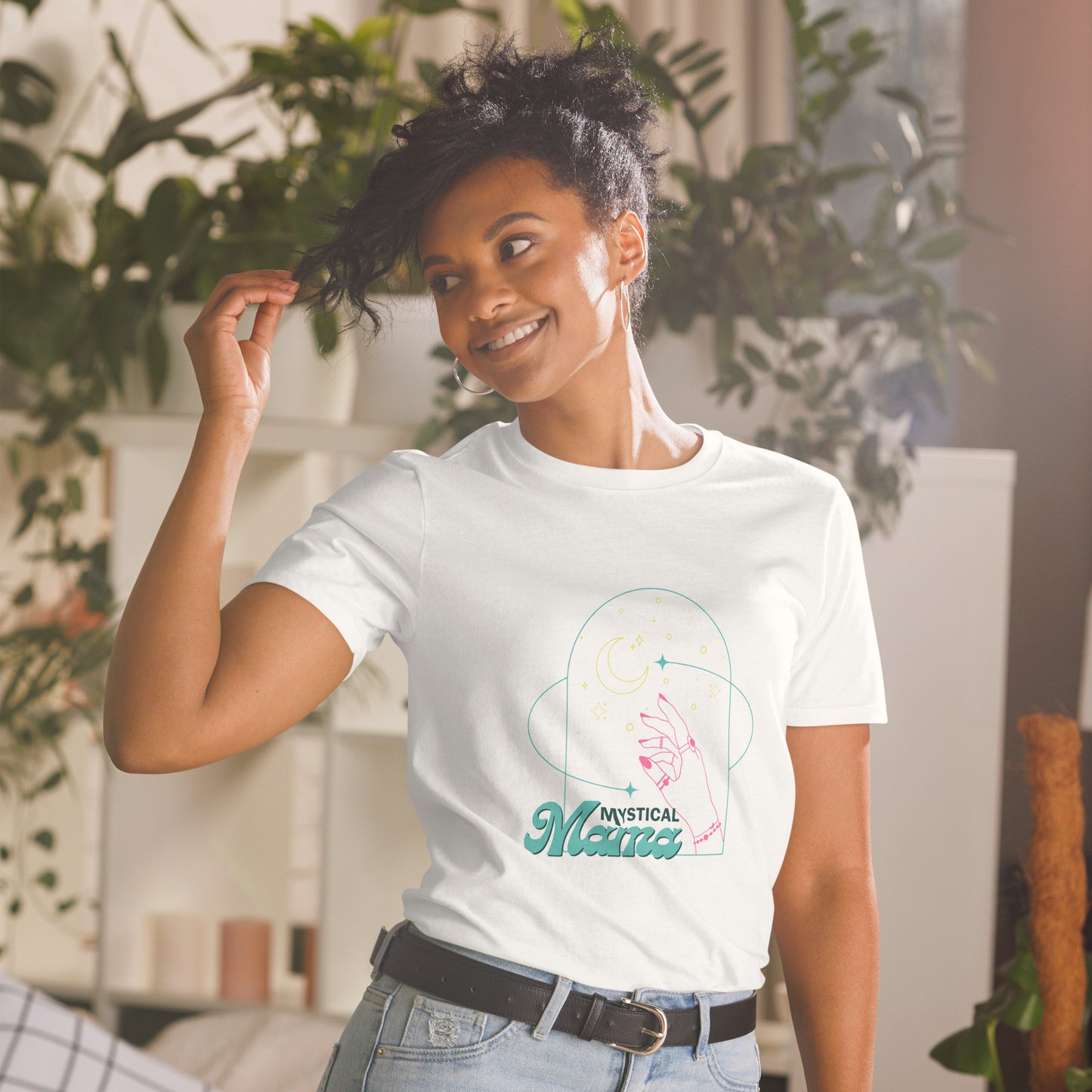 Mystical Mama Short Sleeve T-Shirt, Magical Mama T-shirt, Witchy Mama T-shirt, Mystical Mama shirt, Witchy Boho shirt