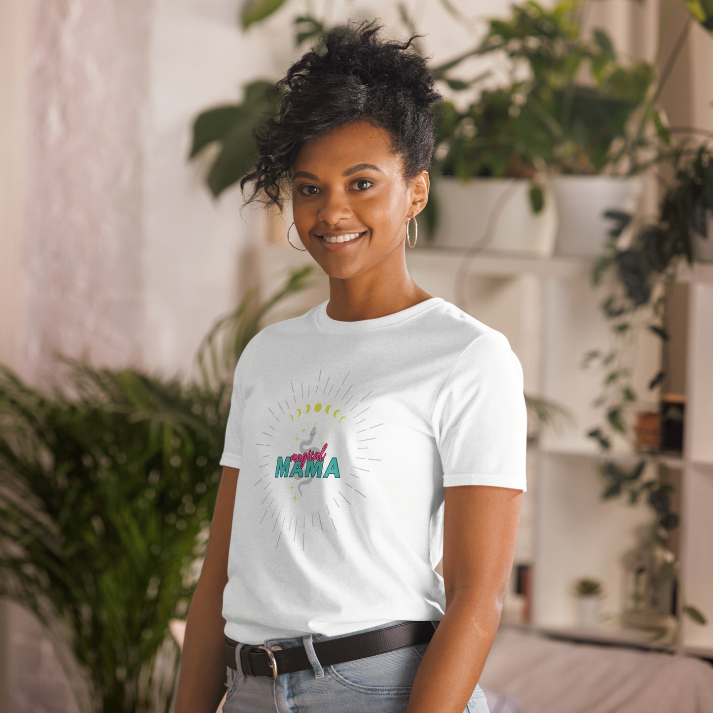 Magical Mama Snake T-Shirt | Witchy Boho Shirt, Mystical Mama Shirt, Witchy Mama Shirt | Alt Mama Shirt, Alt Mom Shirt | Crescent Moon Shirt