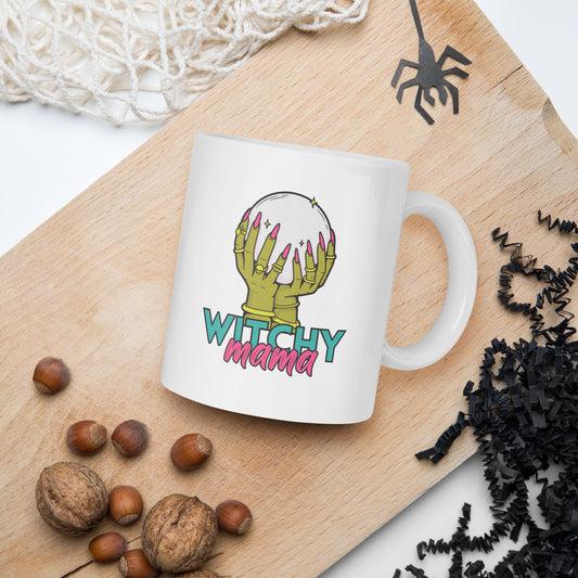 Witchy Mama Crystal Ball Coffee Mug | Witchy coffee mug | Morning brew | Witches Brew | Witchy Mama Merch
