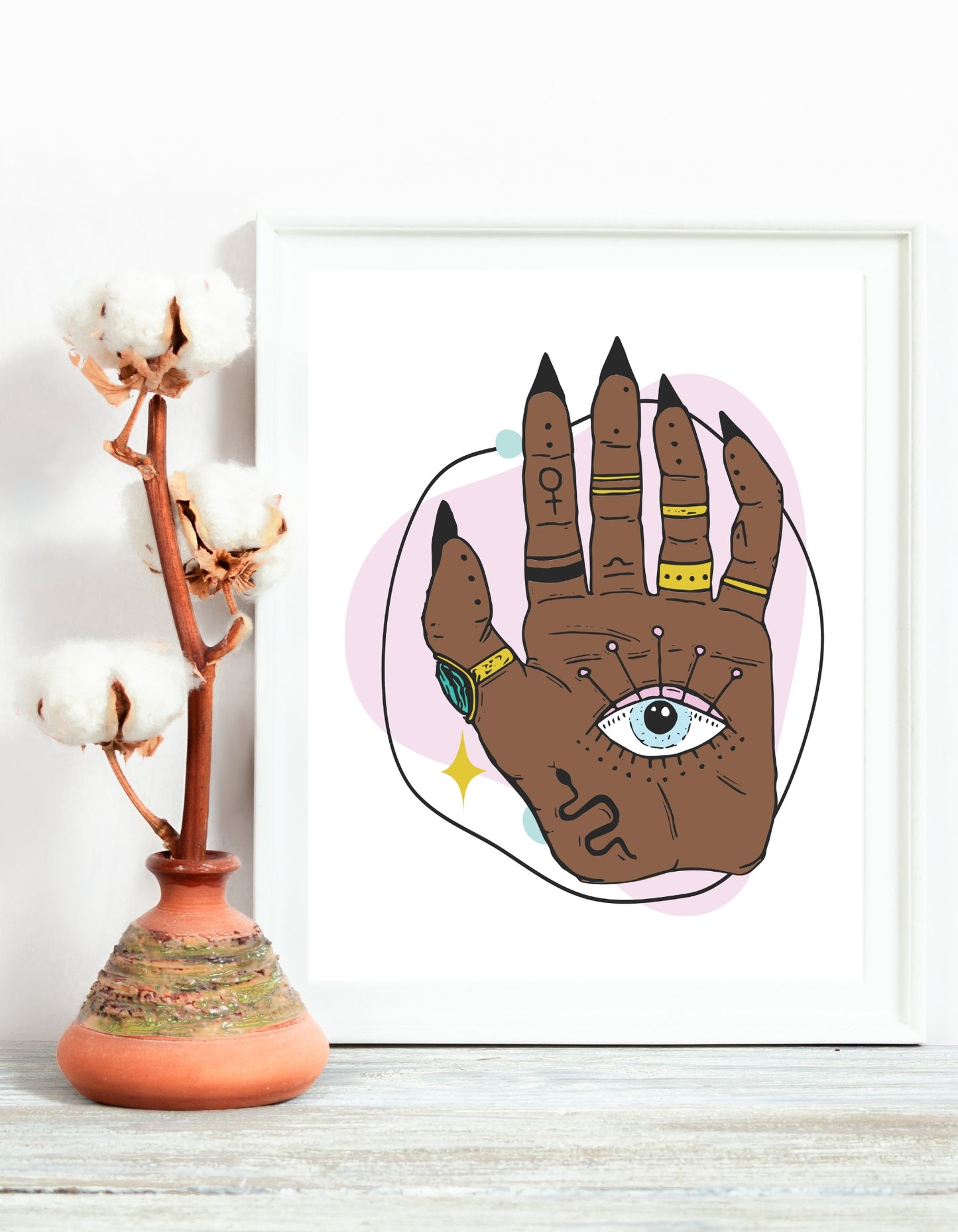 Esoteric Mind's Eye Witchy Palm Print