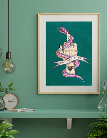 Don't Tread On Me Wall Art Print