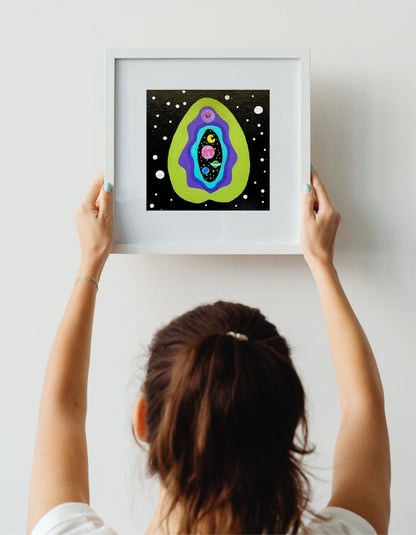 Cosmic Vulva Print