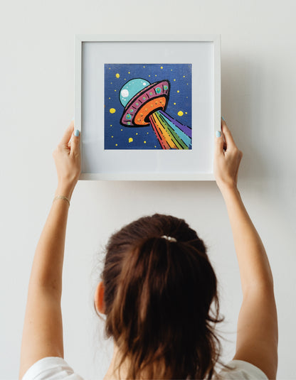 UFO Poster Print