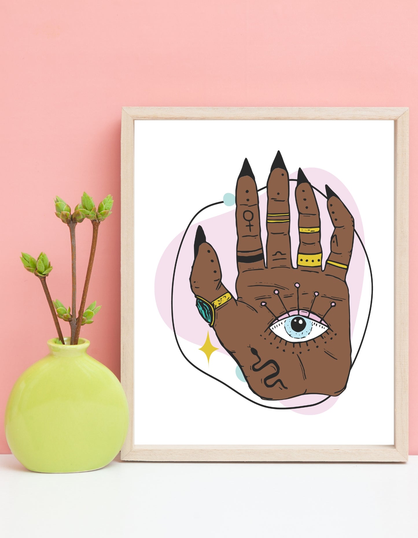 Esoteric Mind's Eye Witchy Palm Print