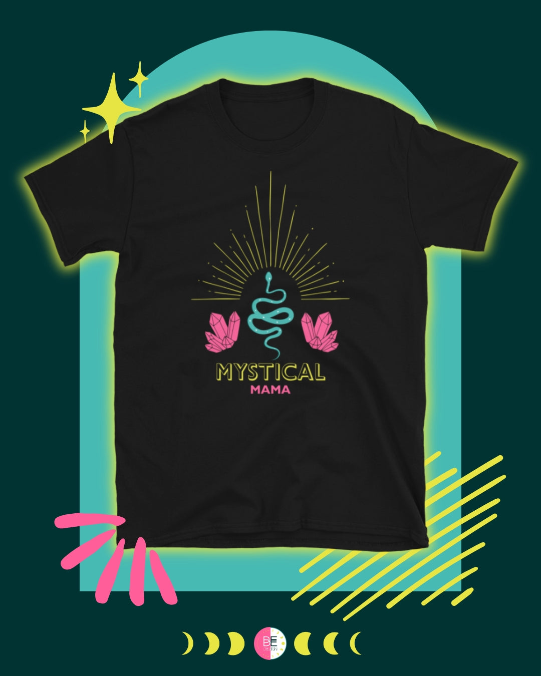 Mystical Mama Snake T-Shirt | Witchy Boho Shirt, Magical Mama Shirt, Witchy Mama Shirt | Alt Mama Shirt, Alt Mom Shirt | Snake Shirt