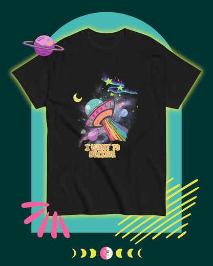 I Want to Believe UFO Unisex classic tee