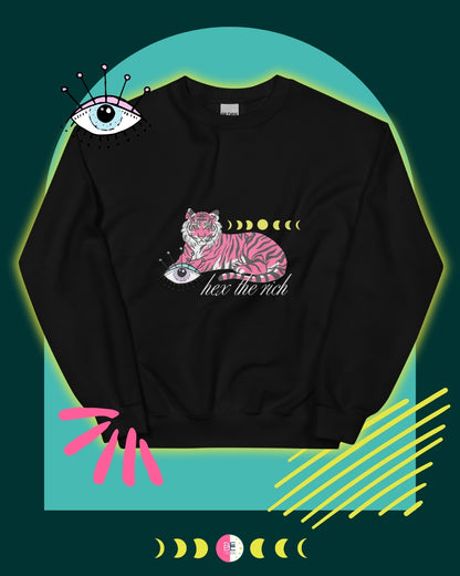 Hex the Rich Tiger Unisex Sweatshirt