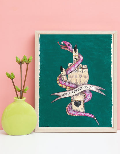 Don't Tread On Me Wall Art Print