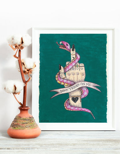 Don't Tread On Me Wall Art Print