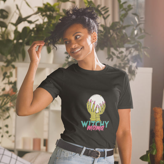 Witchy Mama Crystal Ball T-Shirt | Witchy Tee | Boho Tee | Witchcore | Witchy Mama Shirt | Witchy Mama Merch