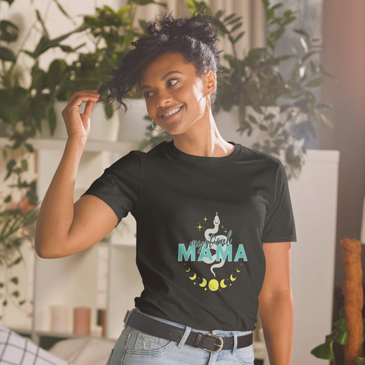 Mystical Mama Snake T-Shirt | Witchy Boho Shirt, Magical Mama Shirt, Witchy Mama Shirt | Alt Mama Shirt, Alt Mom Shirt | Crescent Moon Shirt
