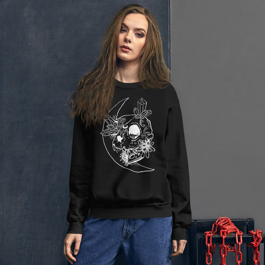 Cat Skull Unisex Sweatshirt