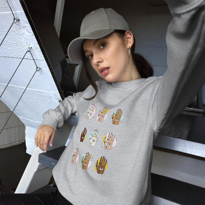 Enchanting Witchy Hand Eye Sweatshirt