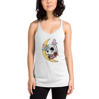 Cat Skull Women's Racerback Tank