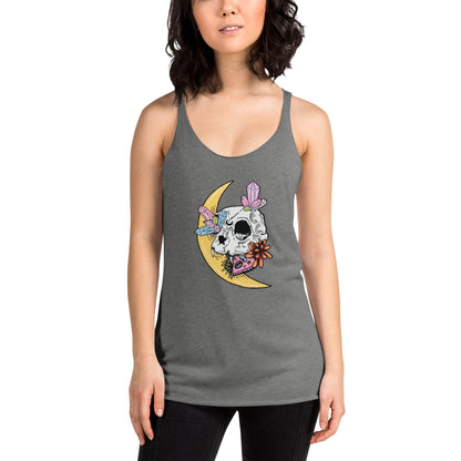 Cat Skull Women's Racerback Tank